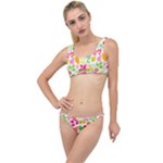 Leaves Pattern Seamless Texture The Little Details Bikini Set