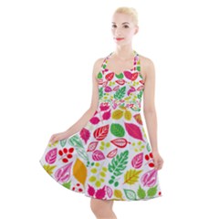 Halter Party Swing Dress  