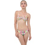 Leaves Pattern Seamless Texture Classic Bandeau Bikini Set