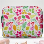 Leaves Pattern Seamless Texture Make Up Pouch (Large)