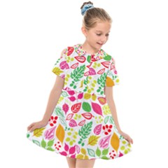 Kids  Short Sleeve Shirt Dress 