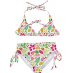 Leaves Pattern Seamless Texture Kids  Classic Bikini Set