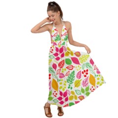 Backless Maxi Beach Dress 