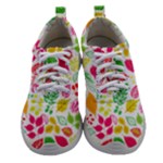 Leaves Pattern Seamless Texture Women Athletic Shoes