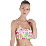 Leaves Pattern Seamless Texture Layered Top Bikini Top 