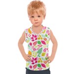 Leaves Pattern Seamless Texture Kids  Sport Tank Top