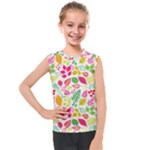 Leaves Pattern Seamless Texture Kids  Mesh Tank Top