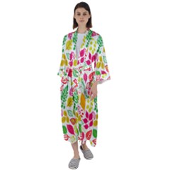 Maxi Satin Kimono 