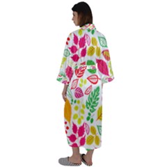 Maxi Satin Kimono 