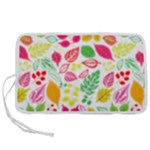 Leaves Pattern Seamless Texture Pen Storage Case (M)