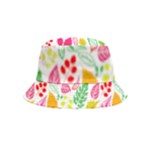 Leaves Pattern Seamless Texture Inside Out Bucket Hat (Kids)