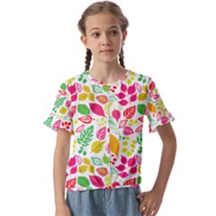 Kids  Cuff Sleeve Scrunch Bottom T-Shirt 