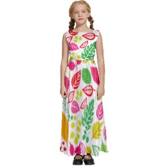 Kids  Satin Sleeveless Maxi Dress 