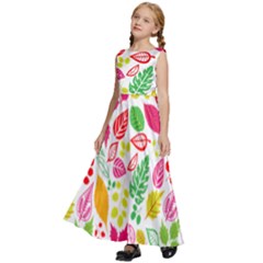 Kids  Satin Sleeveless Maxi Dress 