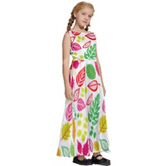 Kids  Satin Sleeveless Maxi Dress 