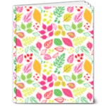 Leaves Pattern Seamless Texture 8  x 10  Softcover Notebook