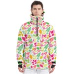 Leaves Pattern Seamless Texture Men s Pullover Zip Ski and Snowboard Waterproof Breathable Jacket