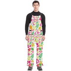 Leaves Pattern Seamless Texture Men s Side Zip Front Pouch Ski And Snowboard Bib Pants	 from ArtsNow.com