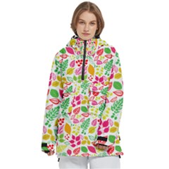 Women s Pullover Zip Ski and Snowboard Waterproof Breathable Jacket 