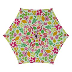 Leaves Pattern Seamless Texture Automatic Folding Umbrella with Case (Small) from ArtsNow.com