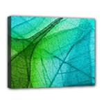 Texture Green Leaf Abstraction 3d Canvas 14  x 11  (Stretched)