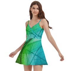 Body Wrap Sleeveless V-Neck Mini Dress 