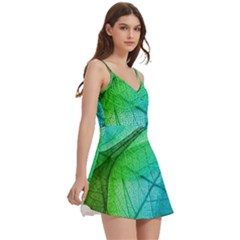 Body Wrap Sleeveless V-Neck Mini Dress 