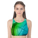 Texture Green Leaf Abstraction 3d Tank Bikini Top