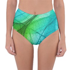 Reversible High-Waist Bikini Bottoms 