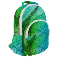 Rounded Multi Pocket Backpack 