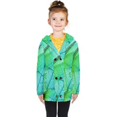 Kids  Double Breasted Button Coat 