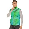 Men s High Neck Button Up Puffer Vest 