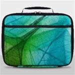 Texture Green Leaf Abstraction 3d Full Print Lunch Bag