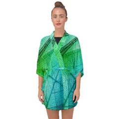 Half Sleeve Chiffon Kimono 