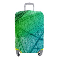 Texture Green Leaf Abstraction 3d Luggage Cover (Small) from ArtsNow.com