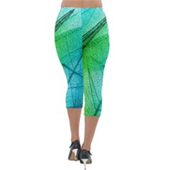 Lightweight Velour Capri Leggings  