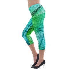 Lightweight Velour Capri Leggings  