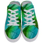 Texture Green Leaf Abstraction 3d Half Slippers