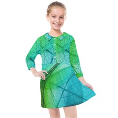 Kids  Quarter Sleeve Shirt Dress 