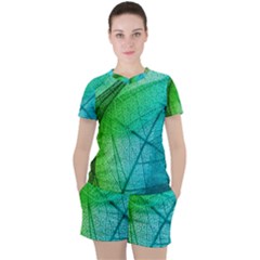 Women s Mesh T-Shirt and Shorts Set 