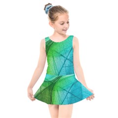 Kids  Skater Dress Swimsuit 