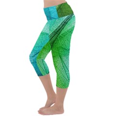 Lightweight Velour Capri Yoga Leggings 