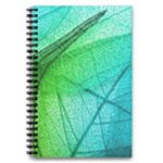 Texture Green Leaf Abstraction 3d 5.5  x 8.5  Notebook