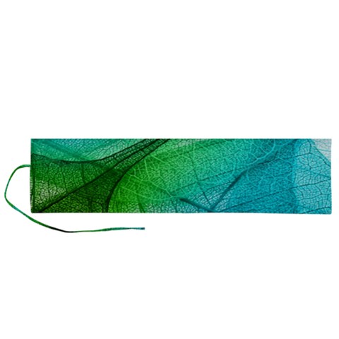 Texture Green Leaf Abstraction 3d Roll Up Canvas Pencil Holder (L) from ArtsNow.com