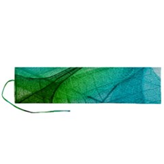 Texture Green Leaf Abstraction 3d Roll Up Canvas Pencil Holder (L) from ArtsNow.com