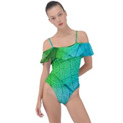 Frill Detail One Piece Swimsuit 