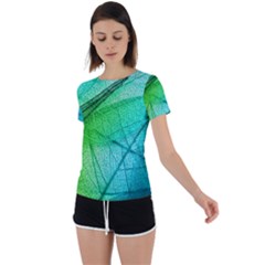 Back Circle Cutout Sports T-Shirt 