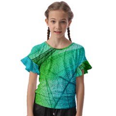 Kids  Cut Out Flutter Sleeves 