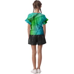 Kids  Cut Out Flutter Sleeves 