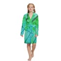 Kids  Long Sleeve Velvet Lounge Robe 